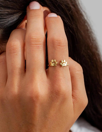 Custom Pet Initial Ring