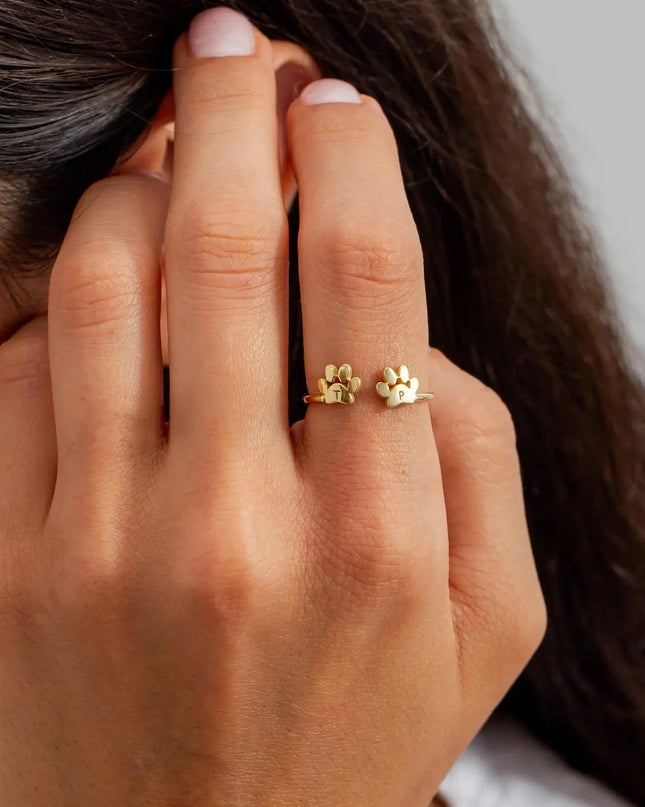 Custom Pet Initial Ring